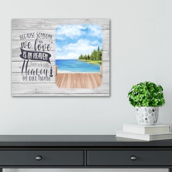 A Little Heaven In Our Home Canvas Print